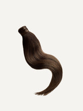 Load image into Gallery viewer, 20" Dark Ash Brown Balayage Ponytail - 20" (120g)
