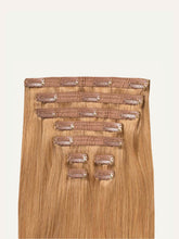 Load image into Gallery viewer, 16" Classic Strawberry Blonde Volume Bundle Clip-Ins (180g) - 16" (180g)
