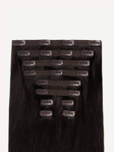Load image into Gallery viewer, 24" Classic Mocha Brown Clip-Ins - 24" (240g)
