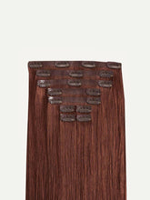 Load image into Gallery viewer, 16" Seamless Auburn Red Clip-Ins (140g) - 16" (140g)
