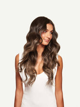 Load image into Gallery viewer, 20" Seamless Dark Ash Brown Balayage Volume Bundle Clip-Ins - 20" (225g)
