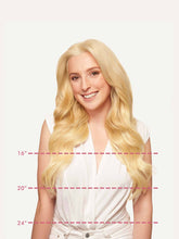 Load image into Gallery viewer, 24" Classic Bleach Blonde Clip-Ins (240g) - 24" (240g)
