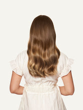 Load image into Gallery viewer, 16" Seamless Chestnut Brown Balayage Volume Bundle Clip-Ins - 16" (180g)
