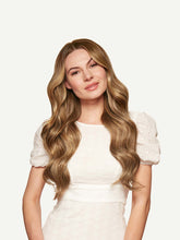 Load image into Gallery viewer, 20" Seamless Chestnut Brown Highlights Clip-Ins - 20" (180g)
