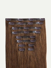 Load image into Gallery viewer, 20" Seamless Copper Brown Clip-Ins (180g) - 20" (180g)
