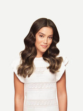 Load image into Gallery viewer, 16" Seamless Dark Brown Balayage Clip-Ins - 16" (140g)
