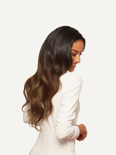 Load image into Gallery viewer, 20" Seamless Ombre Chestnut Volume Bundle Clip-Ins - 20" (225g)
