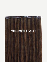 Load image into Gallery viewer, 20" Seamless Dark Brown Highlights Volume Bundle Clip-Ins - 20" (225g)

