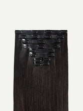Load image into Gallery viewer, 20" Seamless Off Black Balayage Volume Bundle Clip-Ins - 20" (225g)
