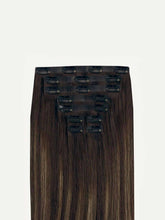 Load image into Gallery viewer, 16" Seamless Mocha Bronde Balayage Clip-Ins - 16" (140g)
