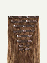 Load image into Gallery viewer, 20" Classic Chestnut Brown Balayage Clip-Ins - 20" (220g)

