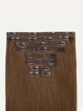 Load image into Gallery viewer, 20" Seamless Chestnut Brown Balayage Clip-Ins - 20" (180g)
