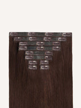 Load image into Gallery viewer, 20" Seamless Chocolate Brown Balayage Clip-Ins - 20" (180g)
