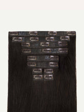 Load image into Gallery viewer, 20" Seamless Ombre Chestnut Volume Bundle Clip-Ins - 20" (225g)
