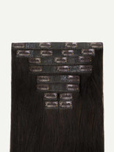 Load image into Gallery viewer, 20" Seamless Mocha Brown Clip-Ins - 20" (180g)
