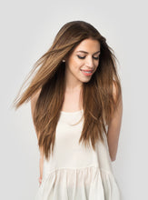 Load image into Gallery viewer, 20" Seamless Chestnut Brown Clip-Ins - 20" (180g)
